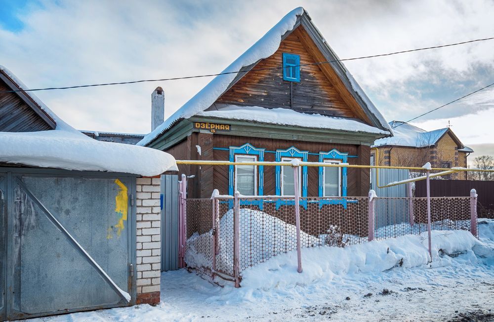 Эстетика деревенской зимы.