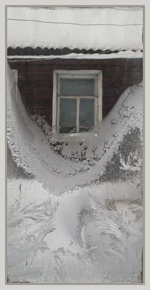 Окна в инее.