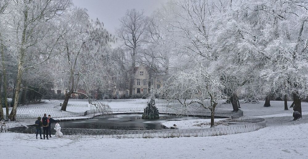 Winter in Bruges.