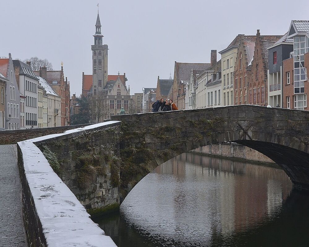 Winter in Bruges.