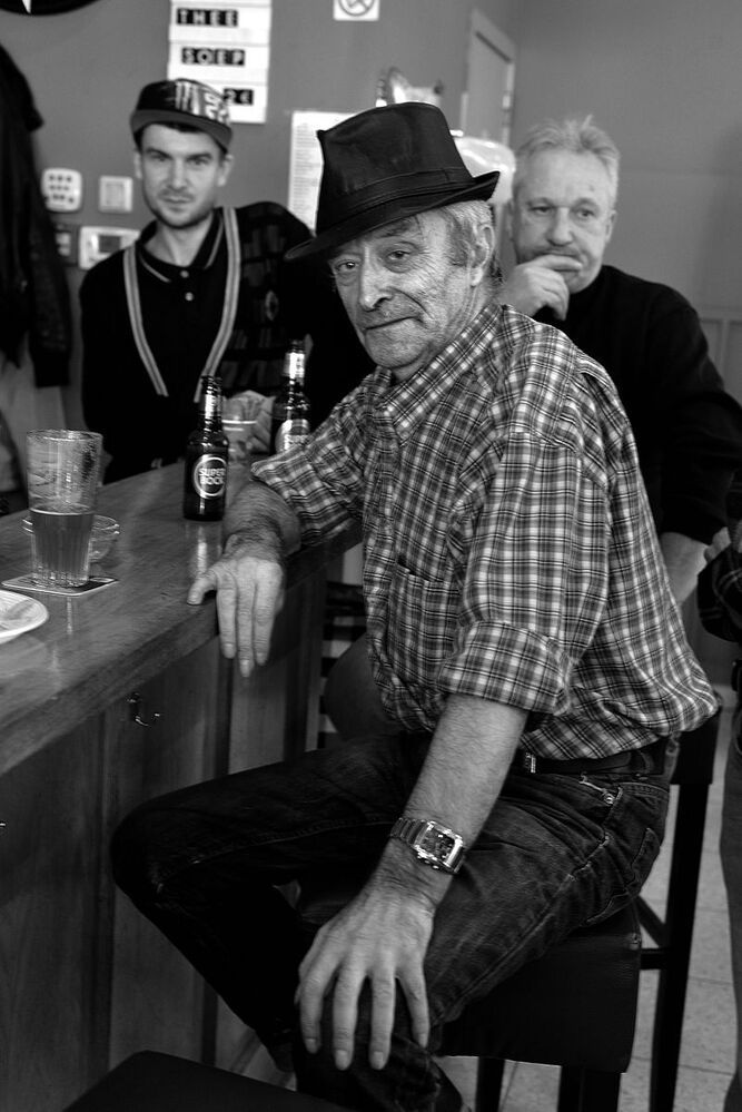 In the pubs of Antwerp.