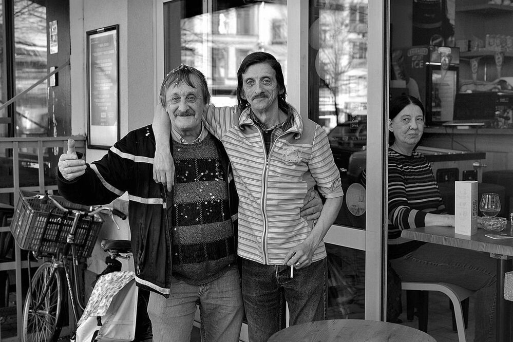 In the pubs of Antwerp.