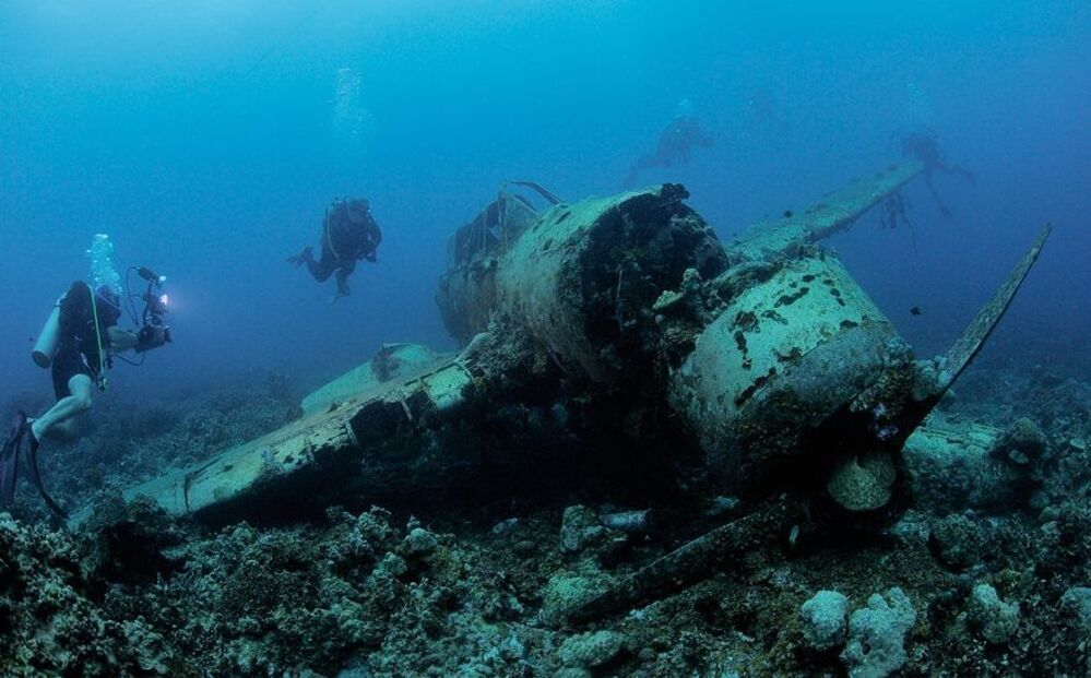 Palau. Jake Sea Plane.
