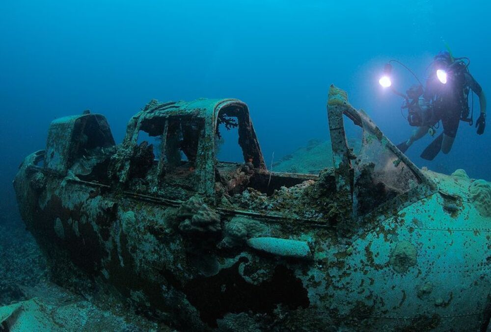 Palau. Jake Sea Plane.
