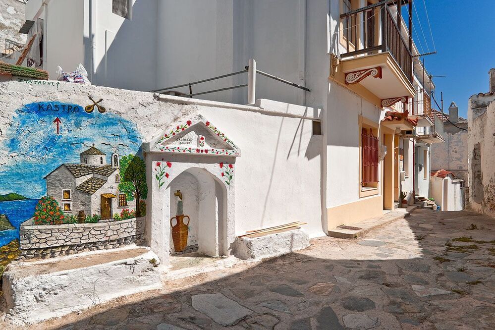 &Sigma;&Kappa;&Omicron;&Pi;&Epsilon;&Lambda;&Omicron;&Sigma; - Skopelos Town, Скопелос, Греция
