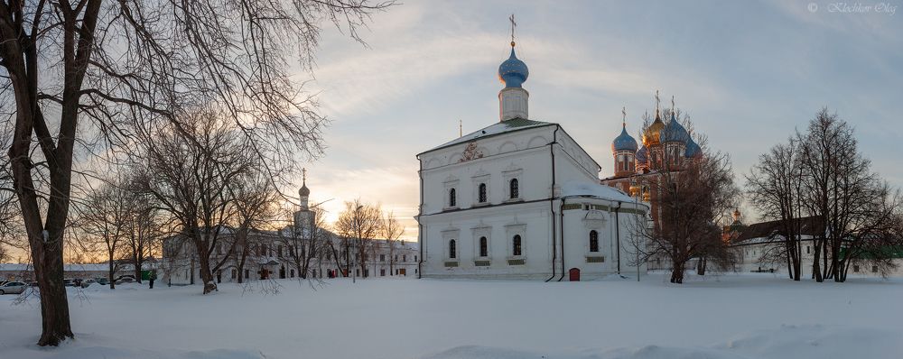 Вечерний Кремль. Рязань.