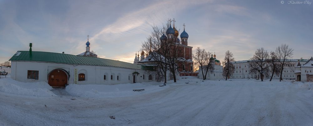 Вечерний Кремль. Рязань.