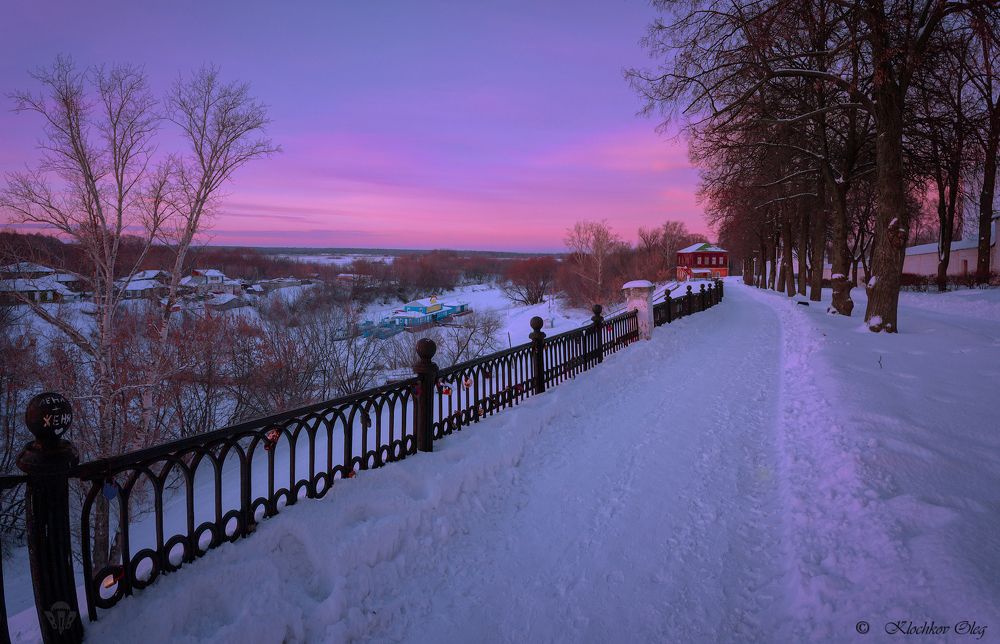 Вечерний Кремль. Рязань.