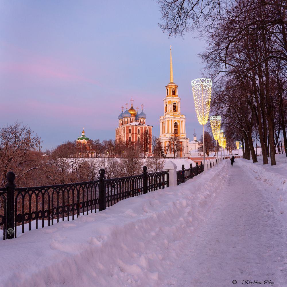 Вечерний Кремль. Рязань.