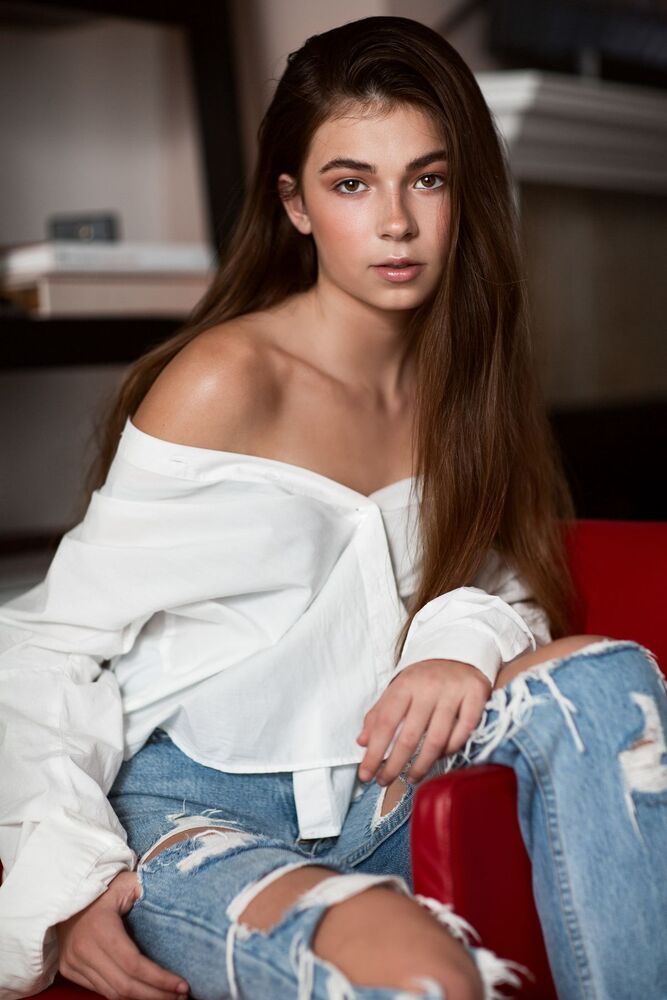 Portrait of a young girl.