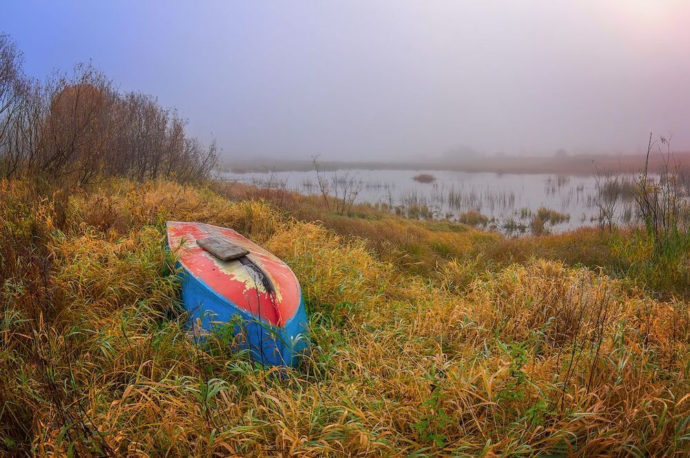 в тумане осеннем...)