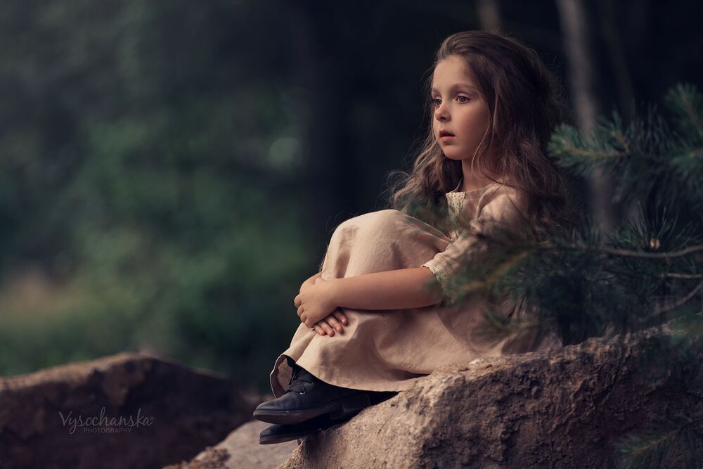 Girl and her dog