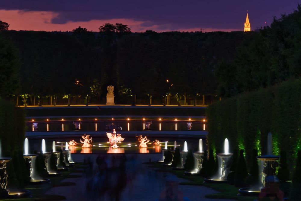 Dans les jardins du ch&acirc;teau de Versailles