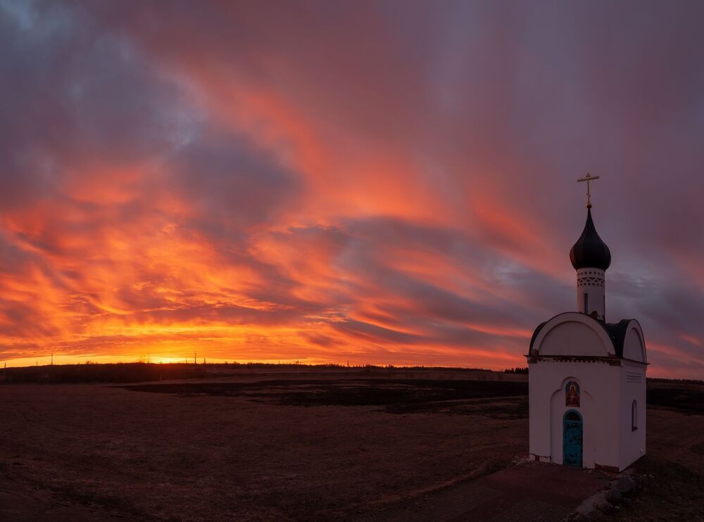 Закат у Холма Славы