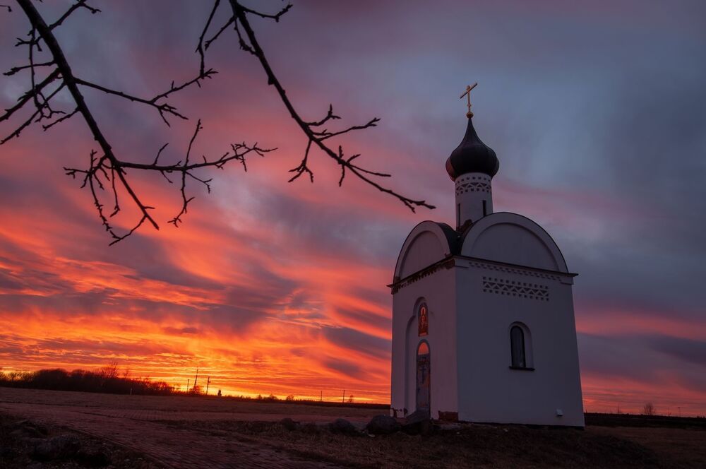Закат у Холма Славы