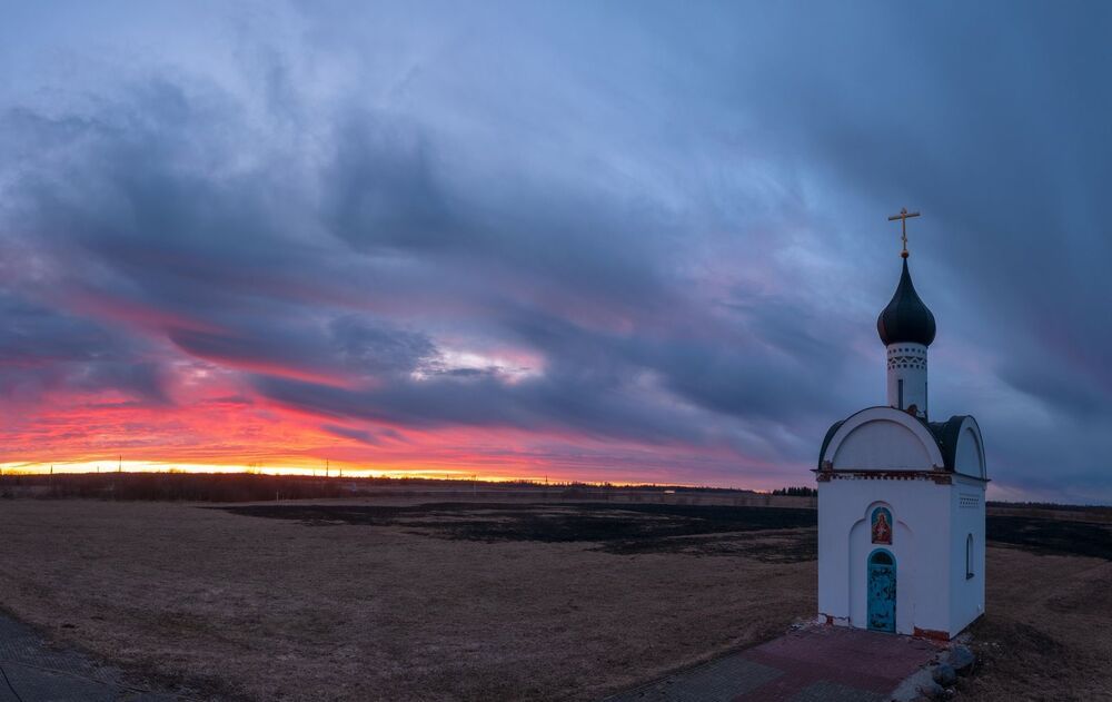 Закат у Холма Славы