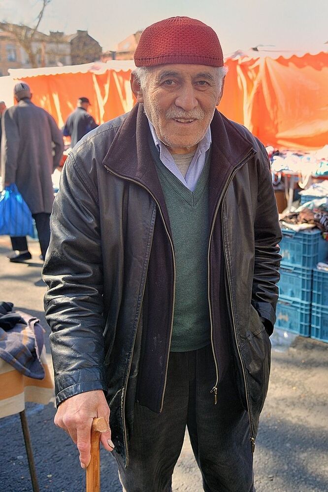 Portraits of the muslim district of Wazemmes(Lille in France).