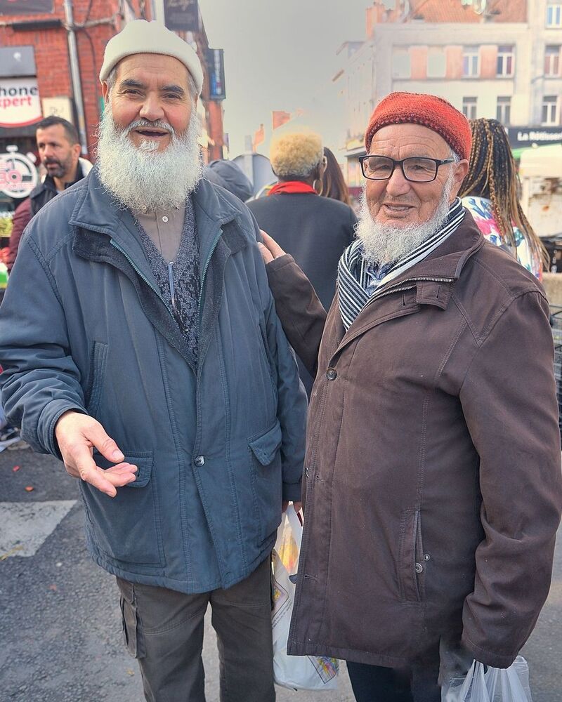 Portraits of the muslim district of Wazemmes(Lille in France).