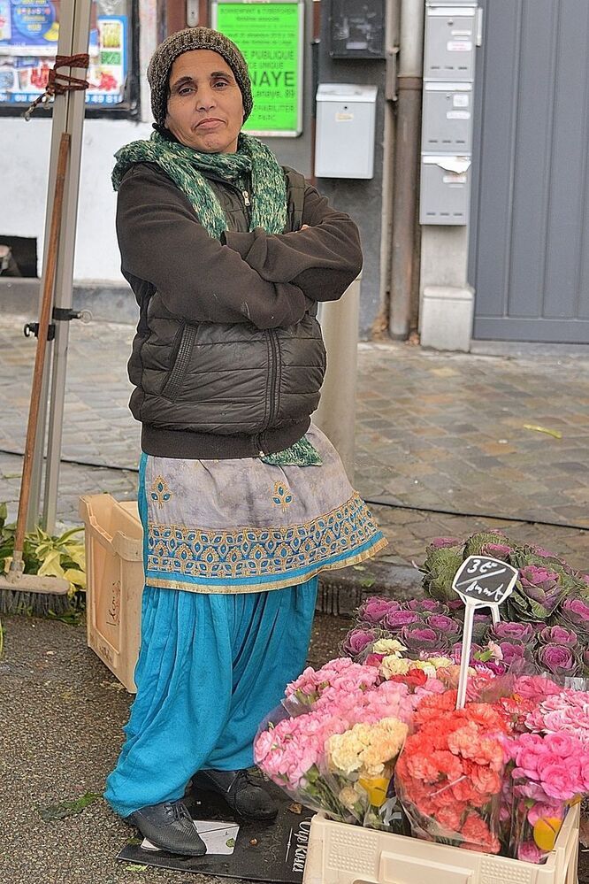 Portraits of the muslim district of Wazemmes(Lille in France).