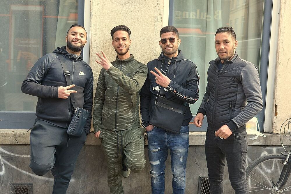 Portraits of the muslim district of Wazemmes(Lille in France).