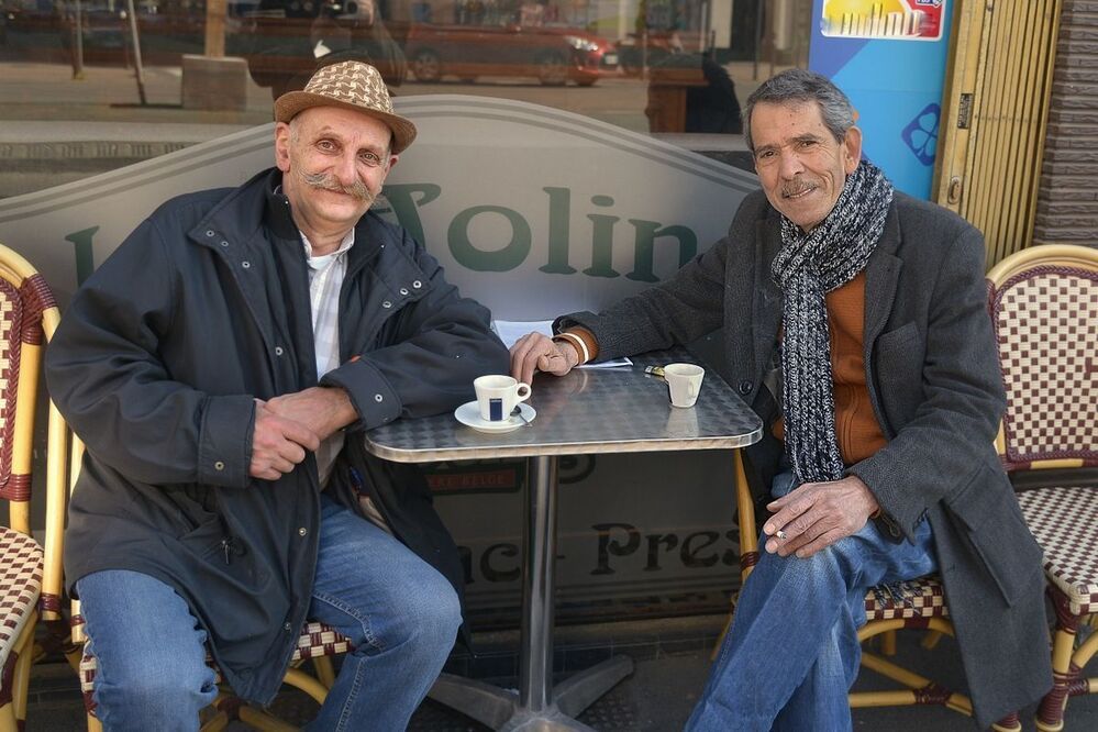 Portraits of the muslim district of Wazemmes(Lille in France).