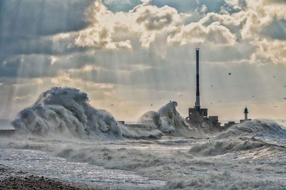 Temp&ecirc;te hivernale &agrave; LE HAVRE