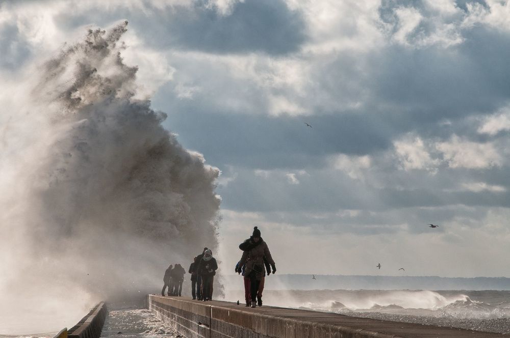 Temp&ecirc;te hivernale &agrave; LE HAVRE