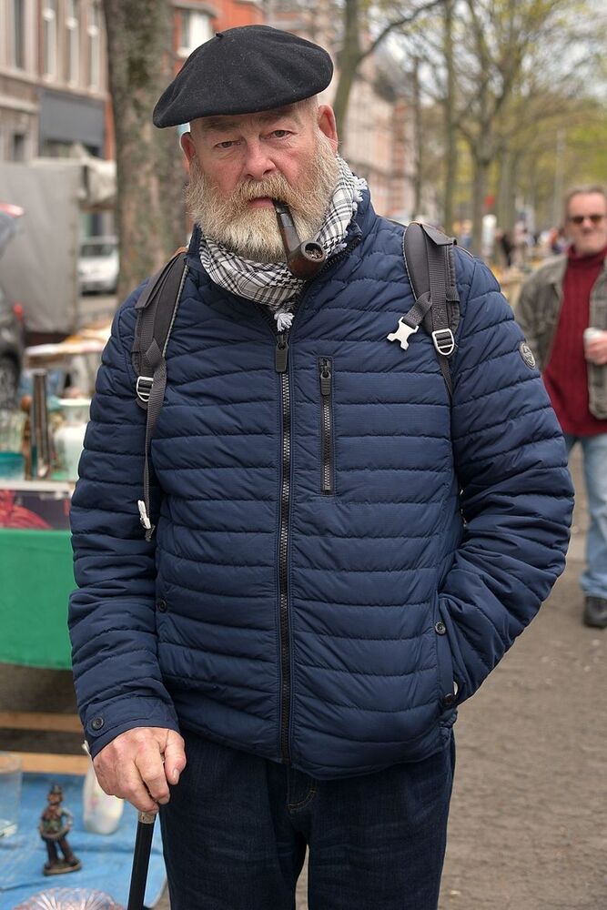 The flea market of Outremeuse(Li&egrave;ge,Belgium).