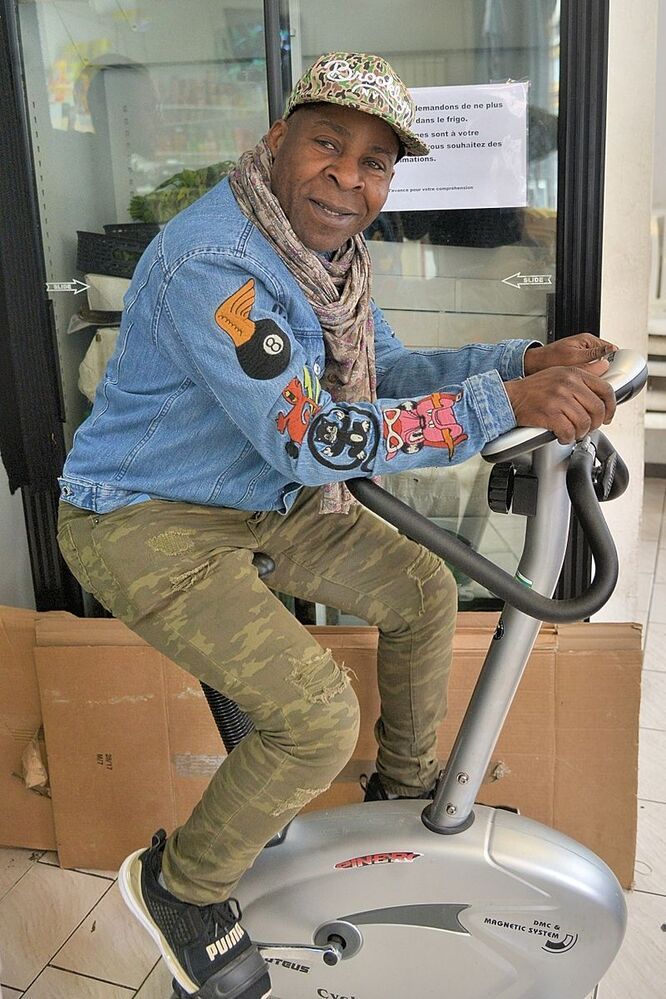 People of the African district in Li&egrave;ge(Belgium).