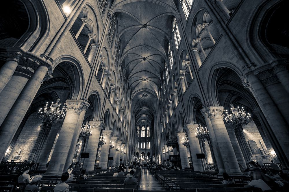 Notre Dame (RIP) монохром
