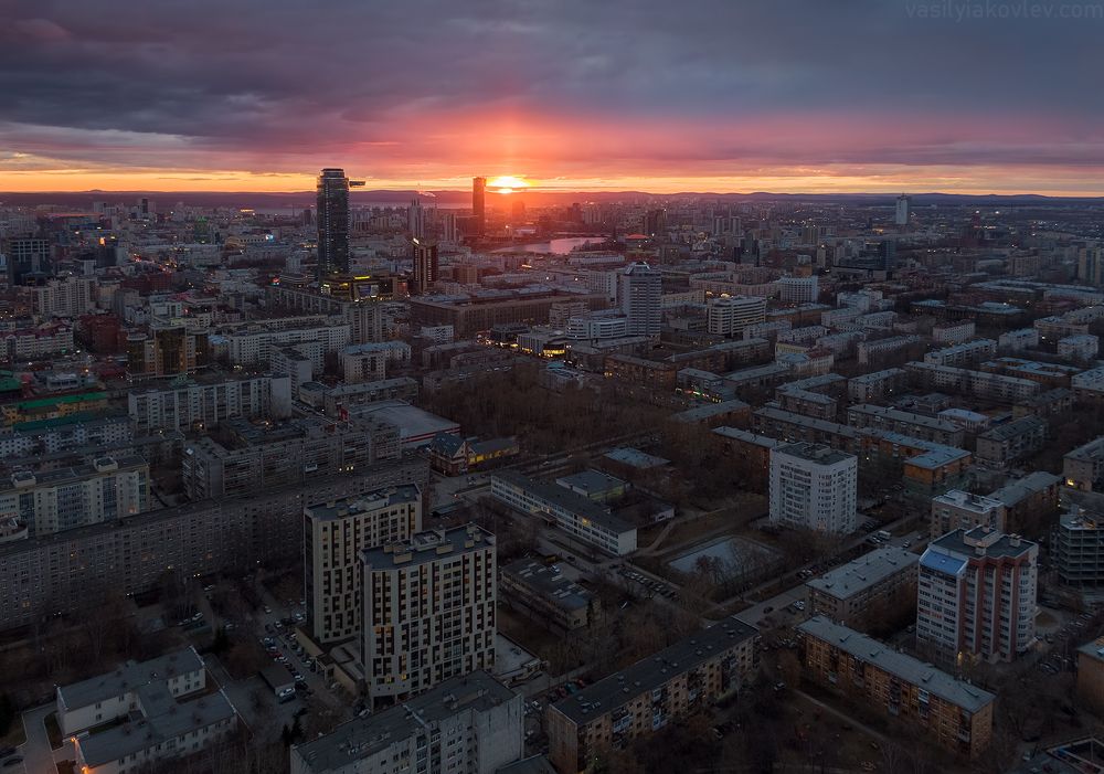 Закат в Екатеринбурге