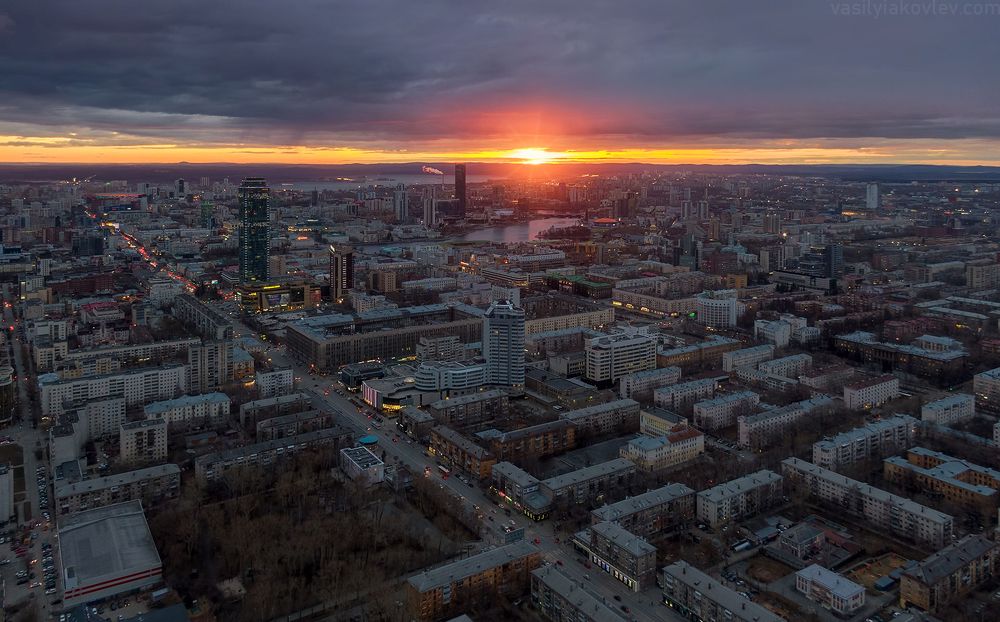 Закат в Екатеринбурге