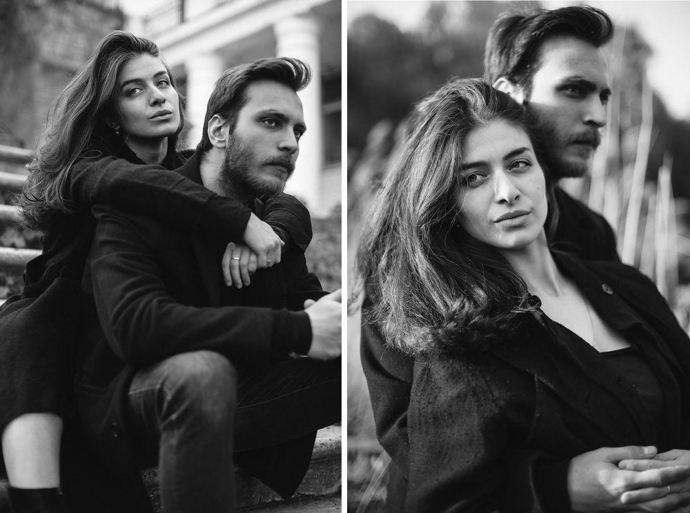 Daniel and Veronika (bw)