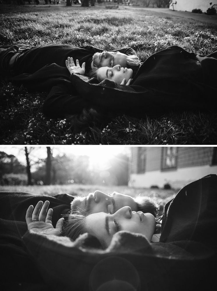 Daniel and Veronika (bw)