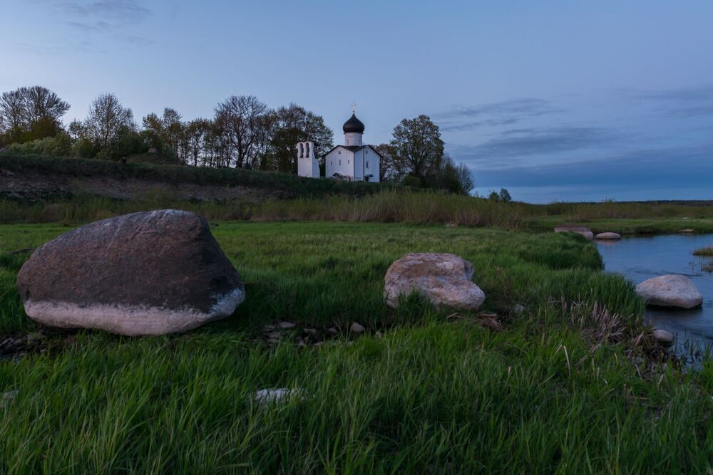 Церковь Ильи Пророка (XV век). р.Великая.