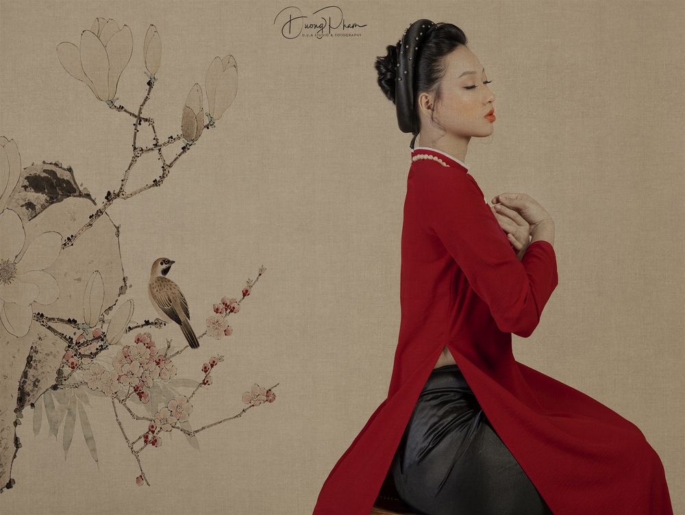#Aodai #Painting