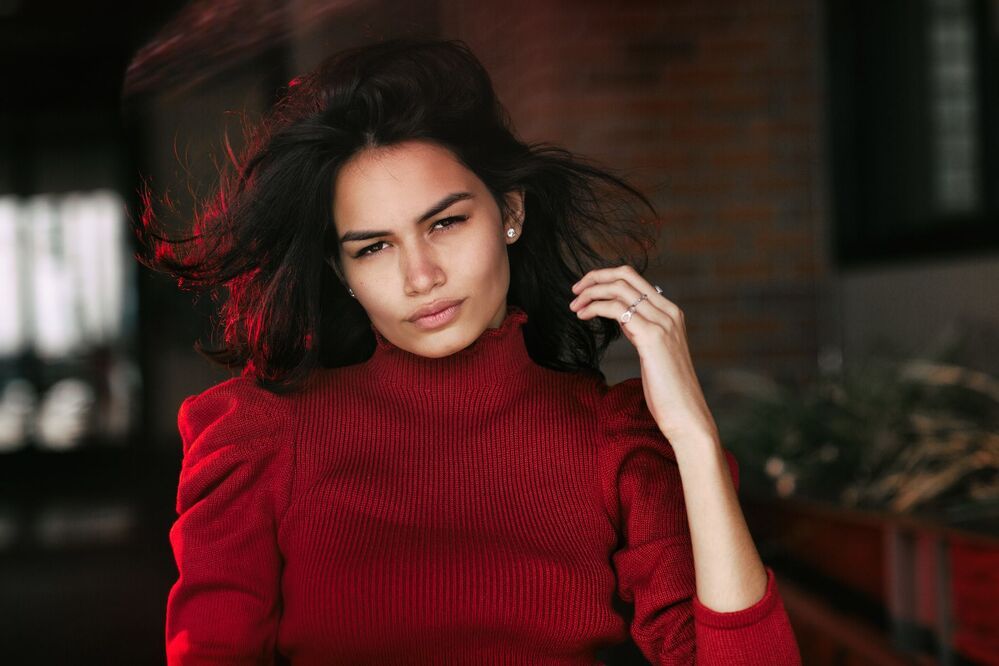 Mysterious and beautiful stranger.