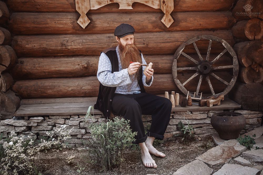 В гостях у дедушки
