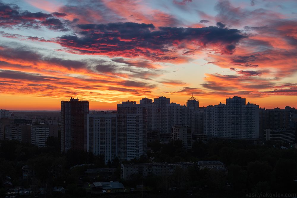 Сегодняшний рассвет в Екатеринбурге