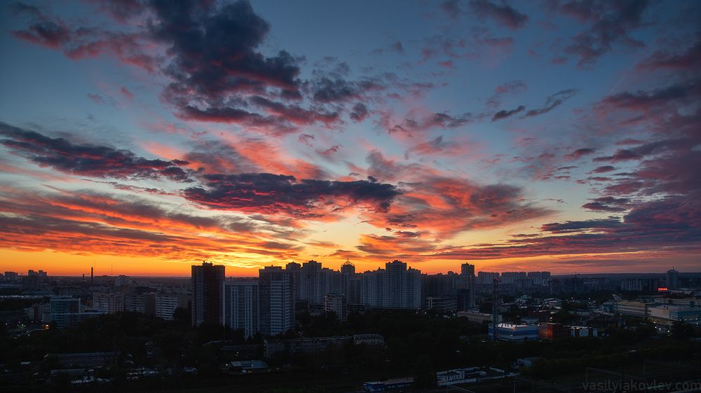 Сегодняшний рассвет в Екатеринбурге