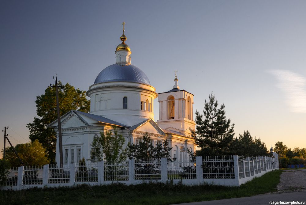 Заокский район,Село Дмитриевское, церковь Дмитрия Солунского