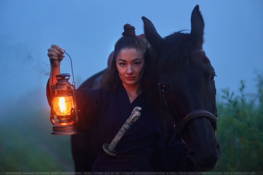BUSHIDO 武士道 Путь самурая  Снято в рамках ФОТОвыезд 08-09.06  Модель: Дарья Шок