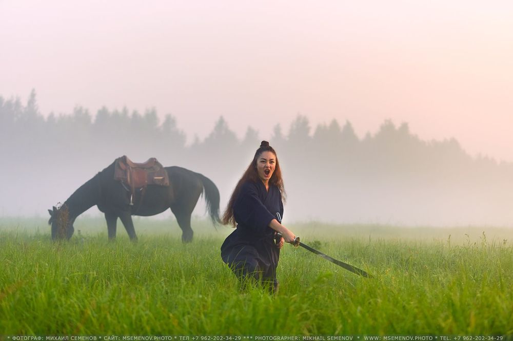 BUSHIDO 武士道 Путь самурая  Снято в рамках ФОТОвыезд 08-09.06  Модель: Дарья Шок