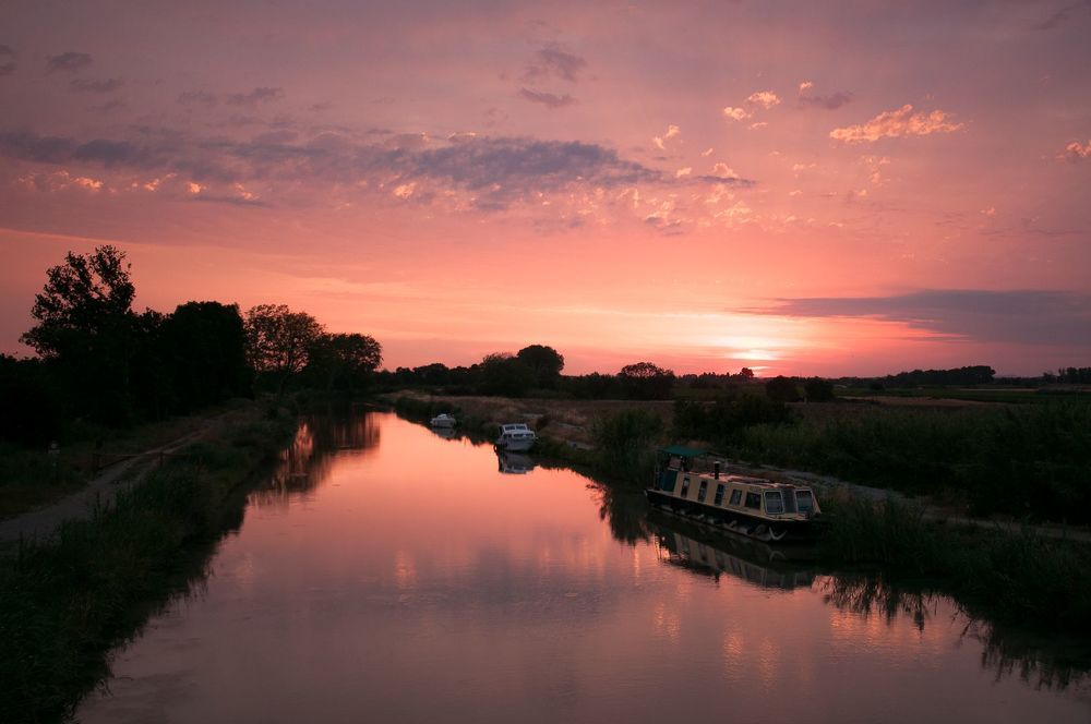 Sunrise on the Midi Channel