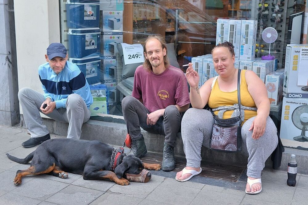 the colorful people of Li&egrave;ge(Belgium).