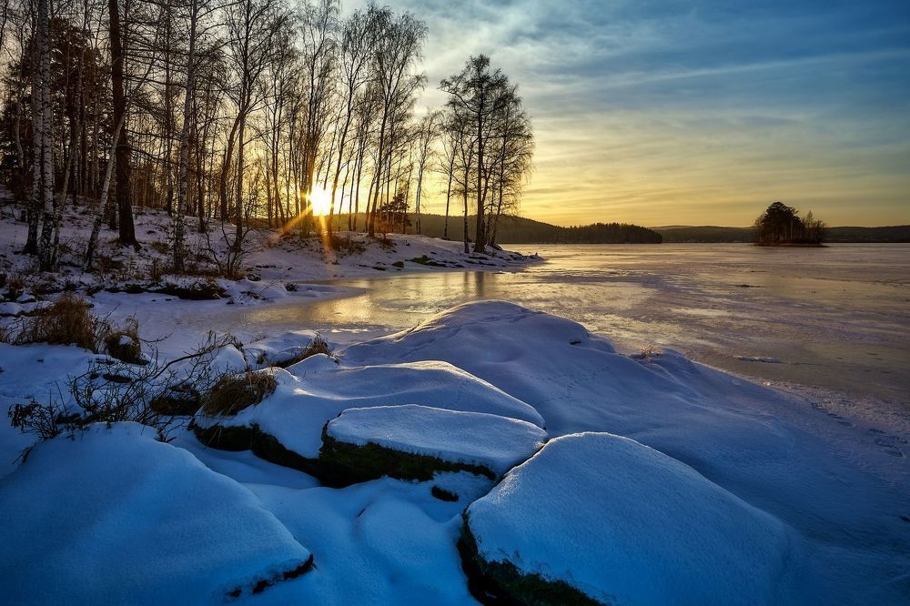 Предгрозовой закат