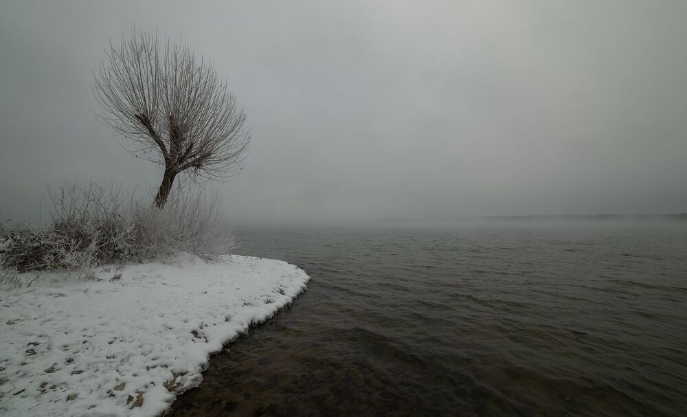 на Нетишинском водохранилище..