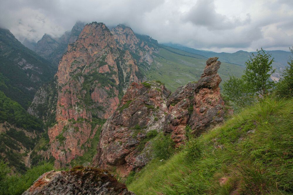 Чегемское ущелье..