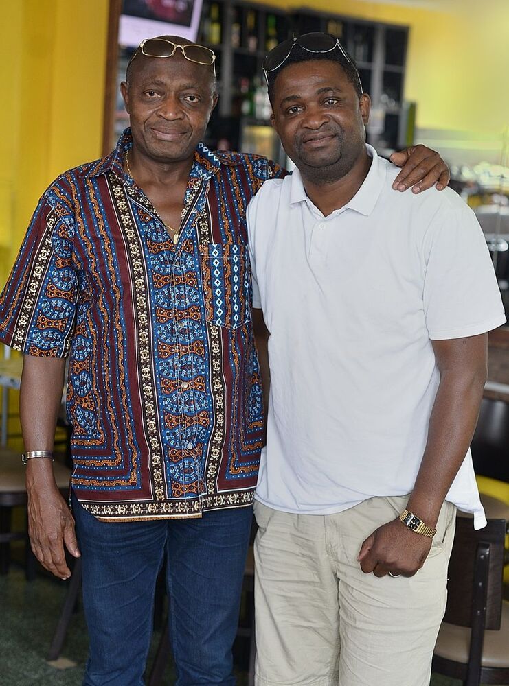 In the African district of the city of Li&egrave;ge(Belgium)