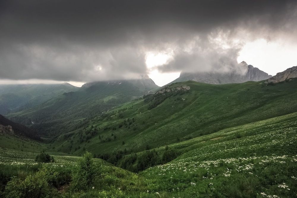 за секунду до грозы...